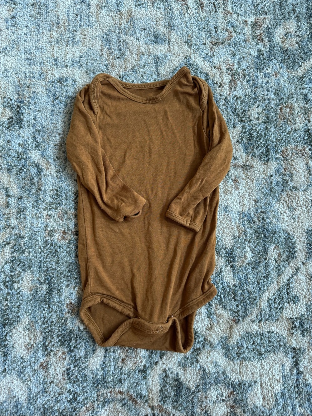 Kyte Baby Brown Long Sleeve Bodysuit 3-6m